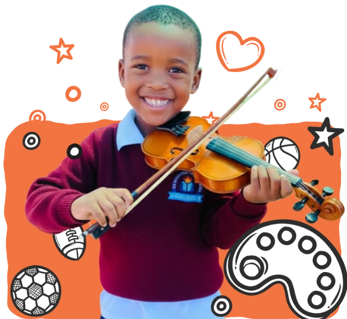 kid playing the violen